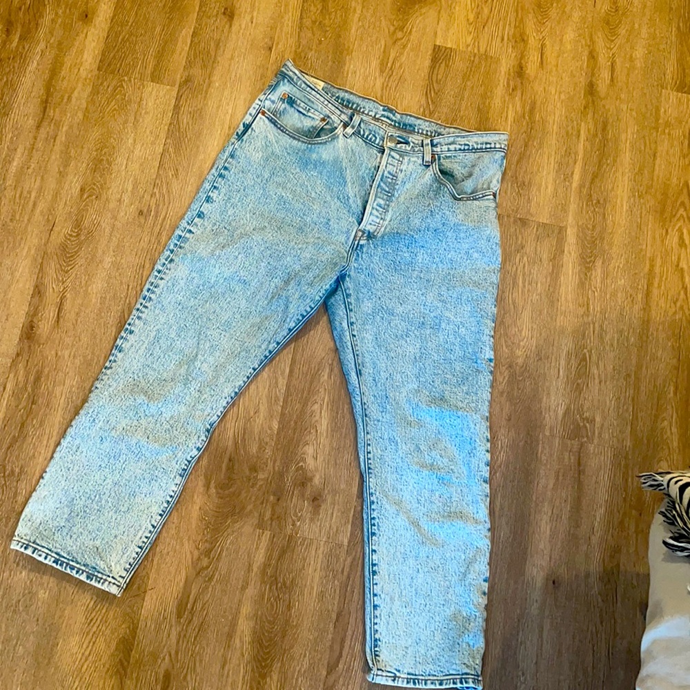 Levi's 501 high rise jeans